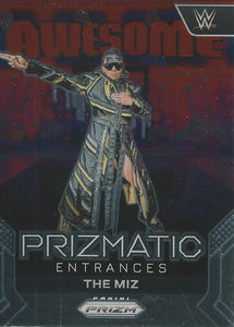 WWE Panini Prizm 2024 Trading Cards Prizmatic Entrances The Miz No.3