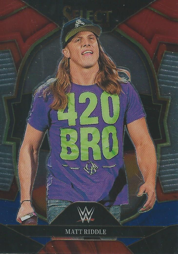 WWE Panini Select 2023 Trading Cards Red/Silver/Blue Matt Riddle No.98