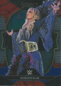 WWE Panini Select 2023 Trading Cards Red/Silver/Blue Charlotte Flair No.22