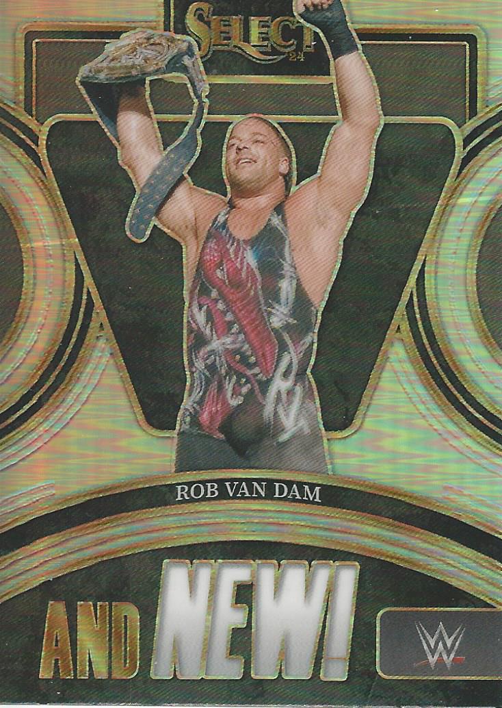 WWE Panini Select 2024 Trading Cards And New Rob Van Dam No.20