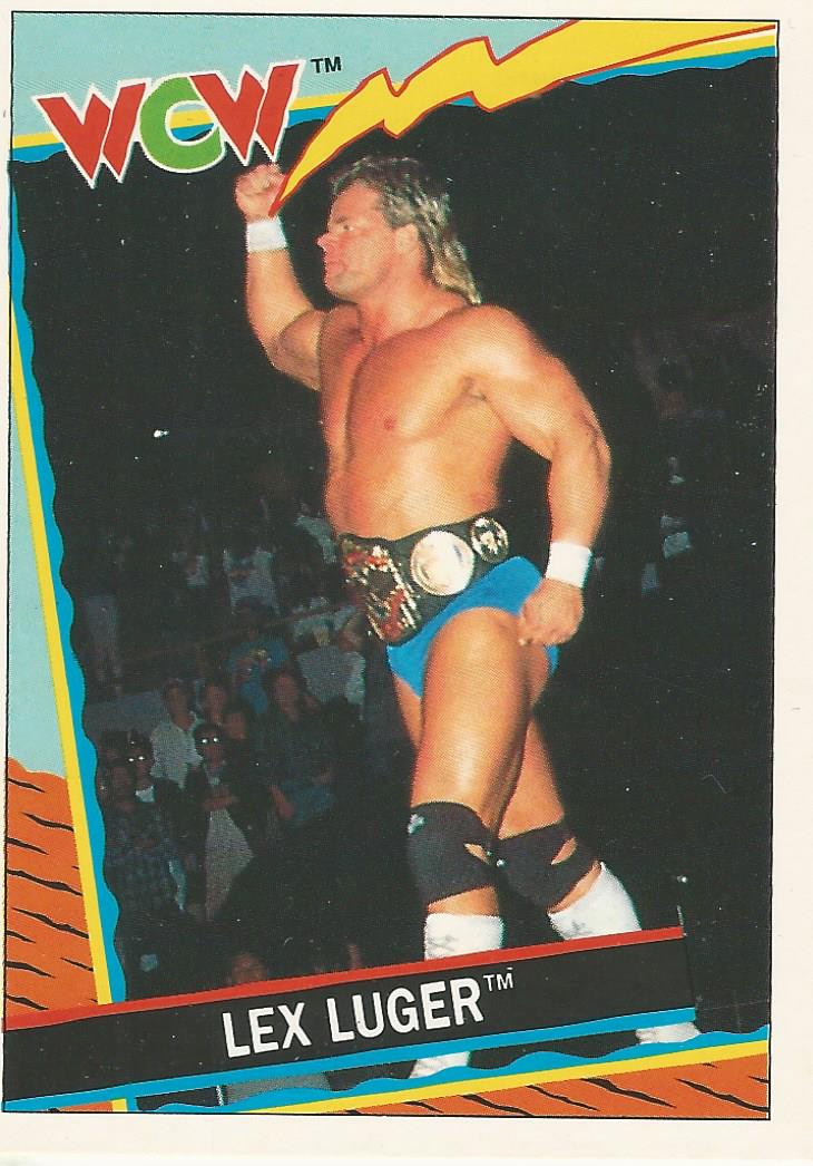 WCW Topps 1992 Trading Cards Lex Luger No.40