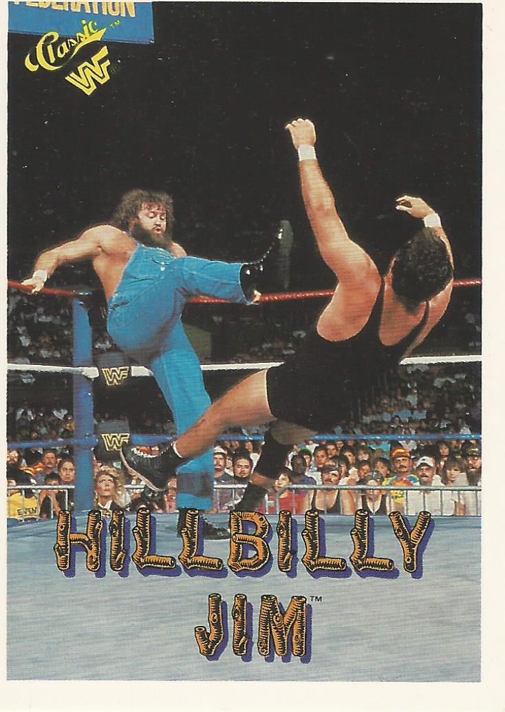 WWF Classic Trading Cards 1990 Hillbilly Jim No.40