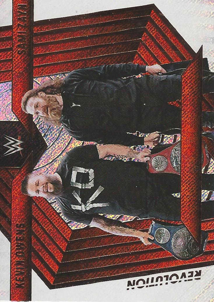 WWE Panini Revolution 2023 Trading Cards Kevin Owens and Sami Zayn No.137