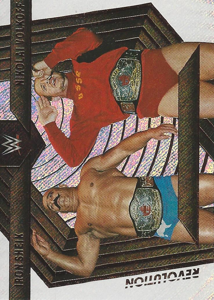 WWE Panini Revolution 2023 Trading Cards The Iron Sheik and Nikolai Volkoff No.139