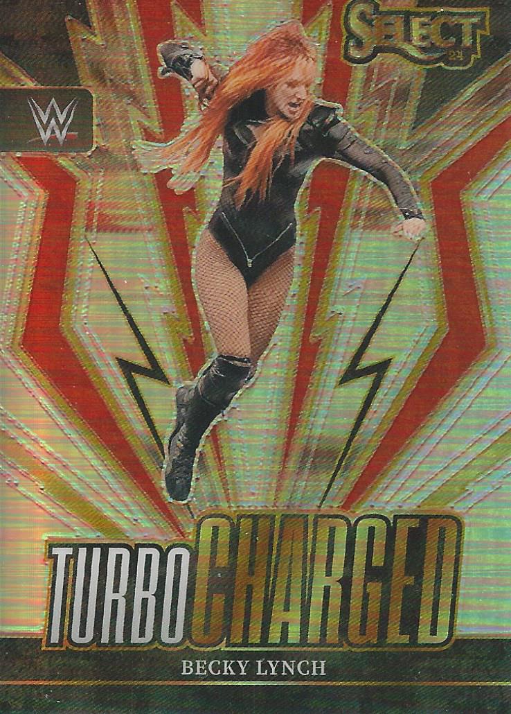 WWE Panini Select 2024 Trading Cards Turbo Charged Becky Lynch No.1