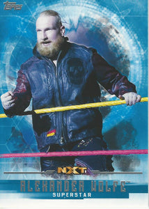 WWE Topps Undisputed 2017 Trading Cards Alexander Wolfe No.41