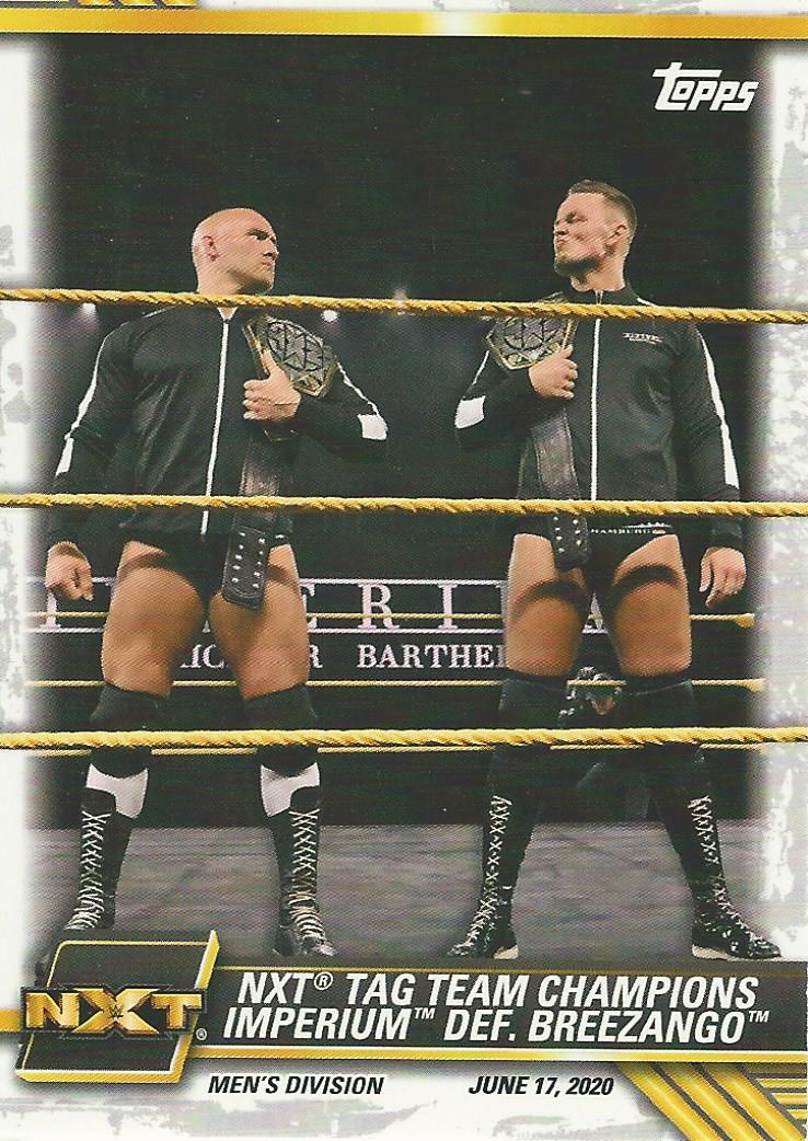 WWE Topps NXT 2021 Trading Cards Imperium No.40