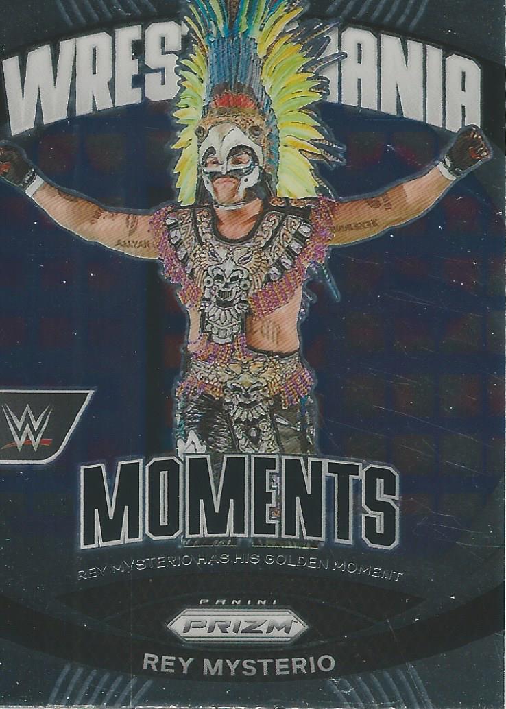 WWE Panini Prizm 2024 Trading Cards Wrestlemania Moments Rey Mysterio No.31