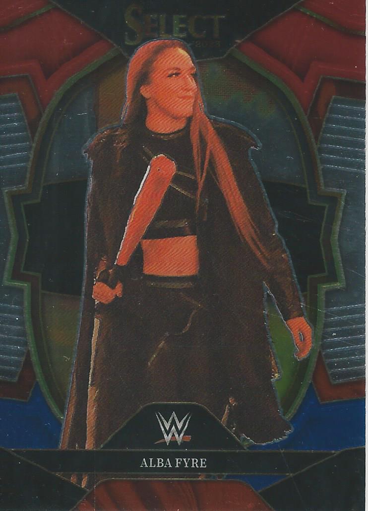 WWE Panini Select 2023 Trading Cards Red/Silver/Blue Alba Fyre No.3