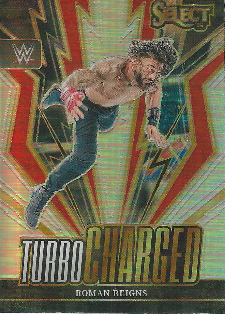 WWE Panini Select 2024 Trading Cards Turbo Charged Roman Reigns No.2