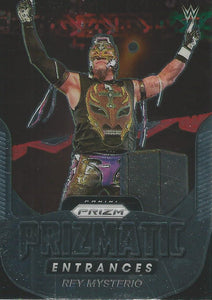 WWE Panini Prizm 2022 Trading Cards Prizmatic Entrances Rey Mysterio No.8