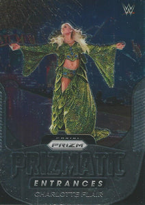 WWE Panini Prizm 2022 Trading Cards Prizmatic Entrances Charlotte Flair No.11