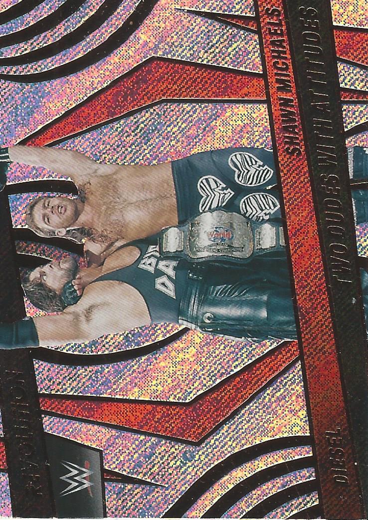 WWE Panini Revolution 2022 Trading Cards Diesel and Shawn Michaels No.147