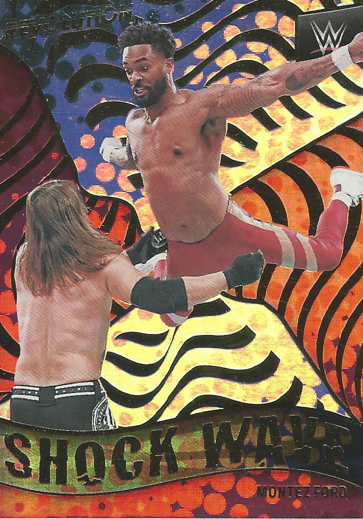 WWE Panini Revolution 2022 Trading Cards Montez Ford SHOCKWAVE No.8