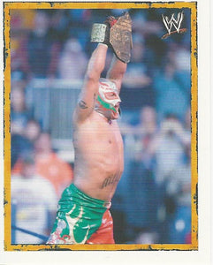 WWE Merlin Heros 2008 Stickers Rey Mysterio P5