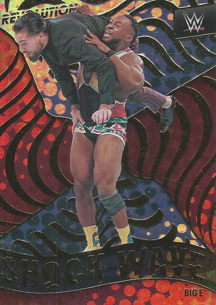 WWE Panini Revolution 2022 Trading Cards Big E SHOCKWAVE No.11