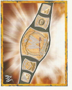 WWE Merlin Heros 2008 Stickers WWE Title P7