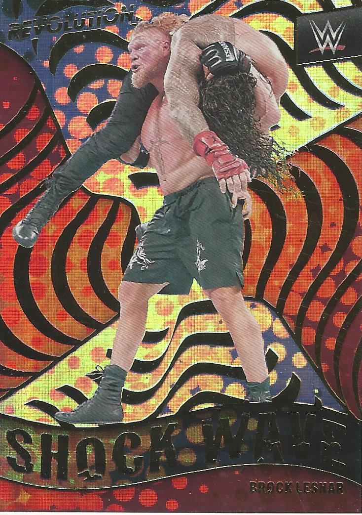 WWE Panini Revolution 2022 Trading Cards Brock Lesnar SHOCKWAVE No.21