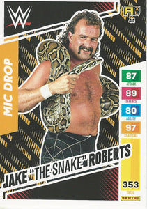 WWE Panini XL Adrenalyn 2024 Trading Cards Jake the Snake Roberts No.44