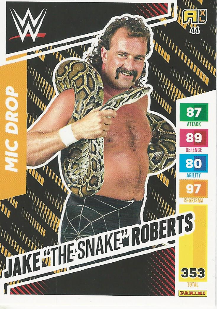 WWE Panini XL Adrenalyn 2024 Trading Cards Jake the Snake Roberts No.44