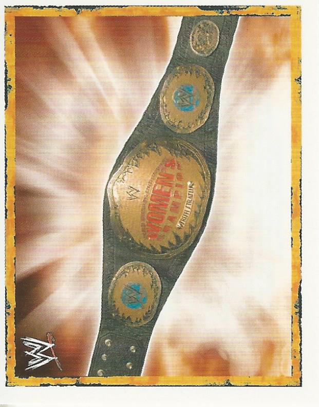 WWE Merlin Heros 2008 Stickers Women's Title P13