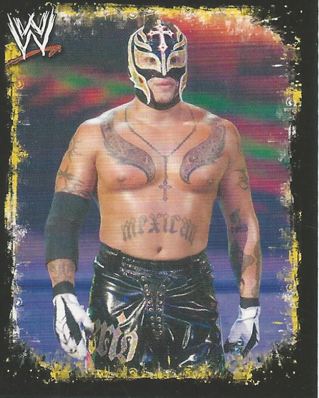 WWE Topps Rivals 2009 Stickers Rey Mysterio P5