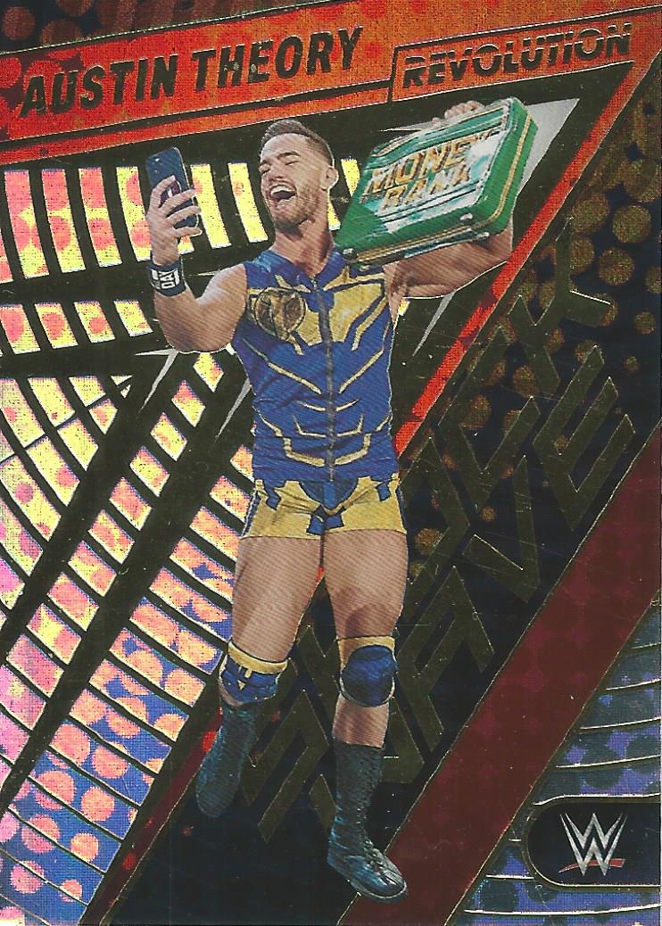 WWE Panini Revolution 2023 Trading Cards Austin Theory SHOCKWAVE No.29