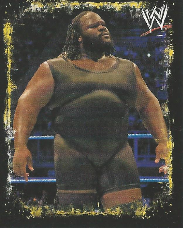 WWE Topps Rivals 2009 Stickers Mark Henry P8
