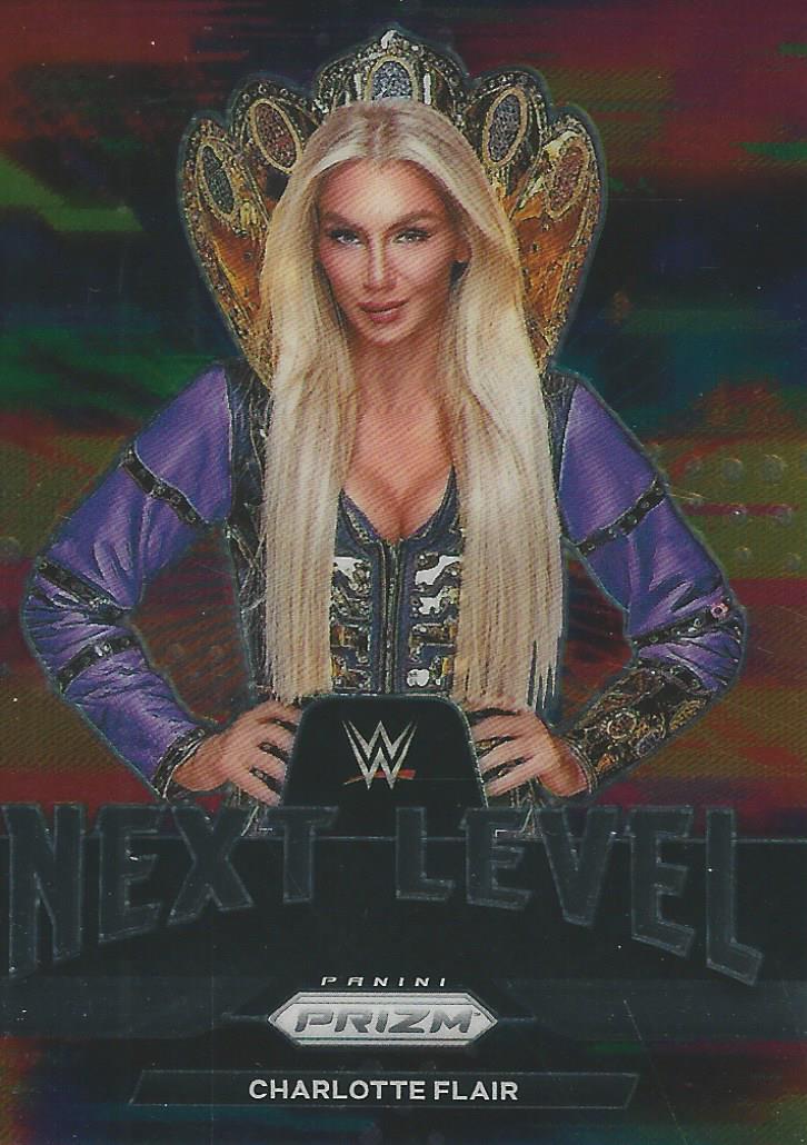 WWE Panini Prizm 2022 Trading Cards Next Level Charlotte Flair No.25