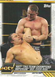 WWE Topps NXT 2021 Trading Cards Imperium No.51