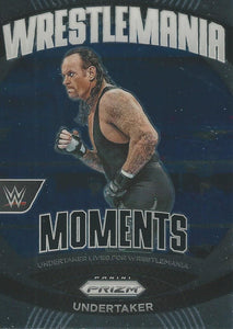 WWE Panini Prizm 2024 Trading Cards Wrestlemania Moments Undertaker No.37