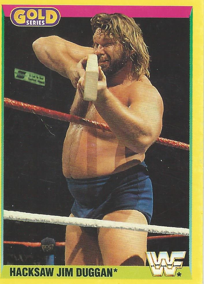 WWF Merlin Gold Series 2 1992 Hacksaw Jim Duggan No.46