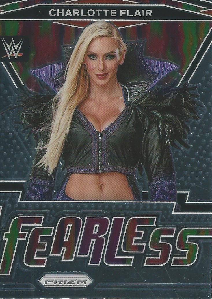 WWE Panini Prizm 2022 Trading Cards Fearless Charlotte Flair No.21