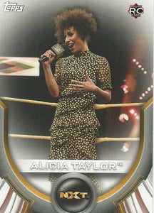 WWE Topps Women Division 2020 Trading Cards Alicia Taylor RC-2