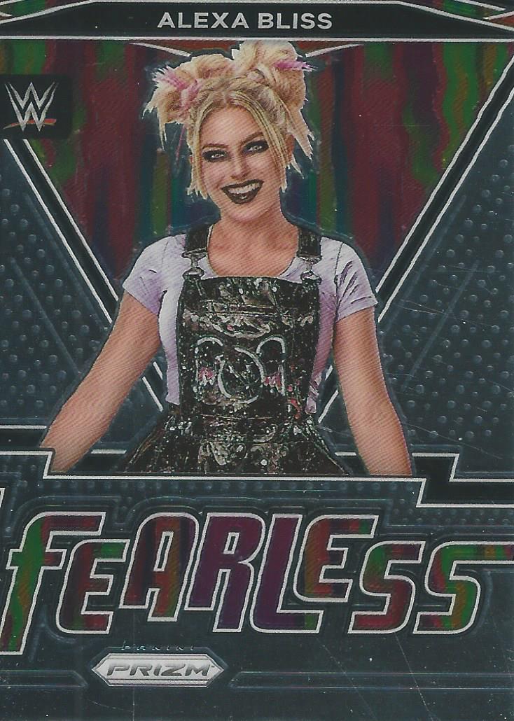 WWE Panini Prizm 2022 Trading Cards Fearless Alexa Bliss No.5