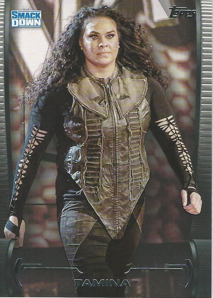 WWE Topps Undisputed 2021 Trading Cards Tamina No.48