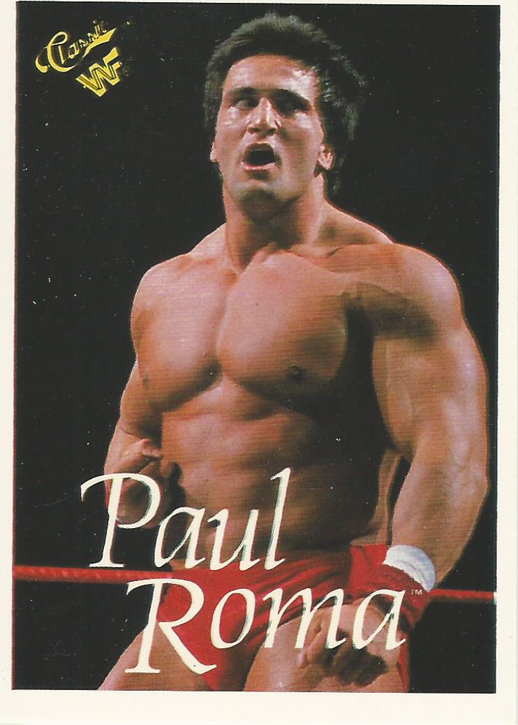 WWF Classic Trading Cards 1990 Paul Roma No.48