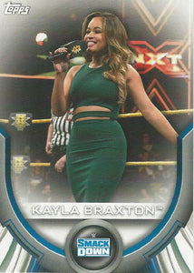 WWE Topps Women Division 2020 Trading Cards Kayla Braxton RC-25