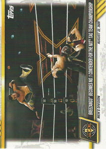 WWE Topps NXT 2021 Trading Cards Fandango No.59