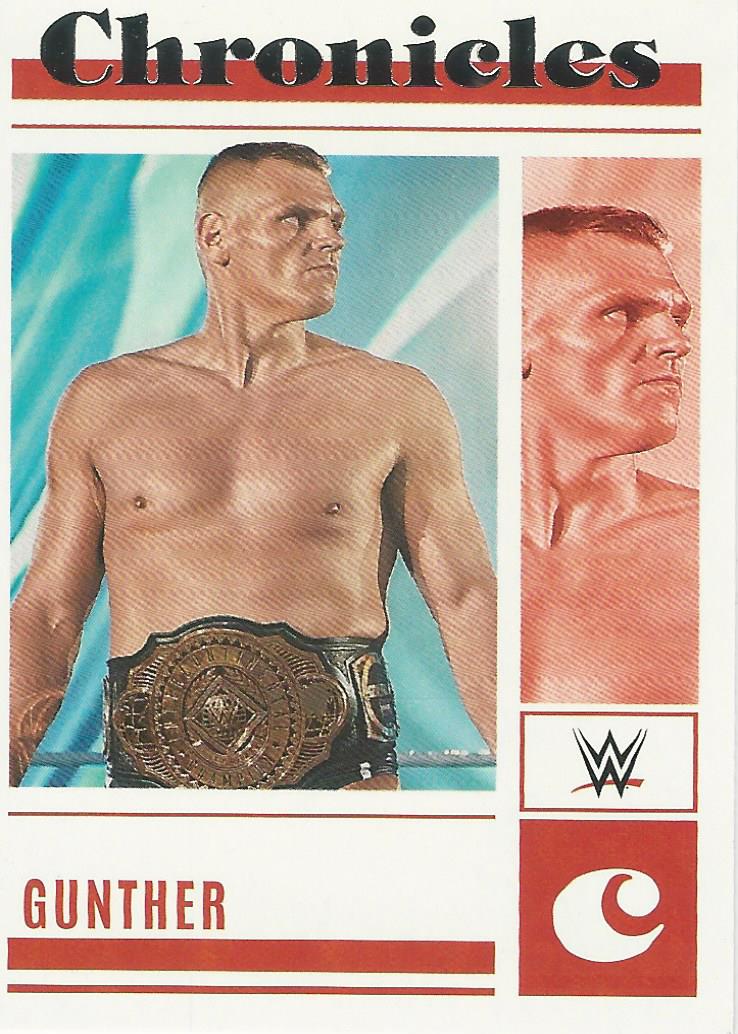 WWE Panini Chronicles 2023 Trading Cards Gunther No.49