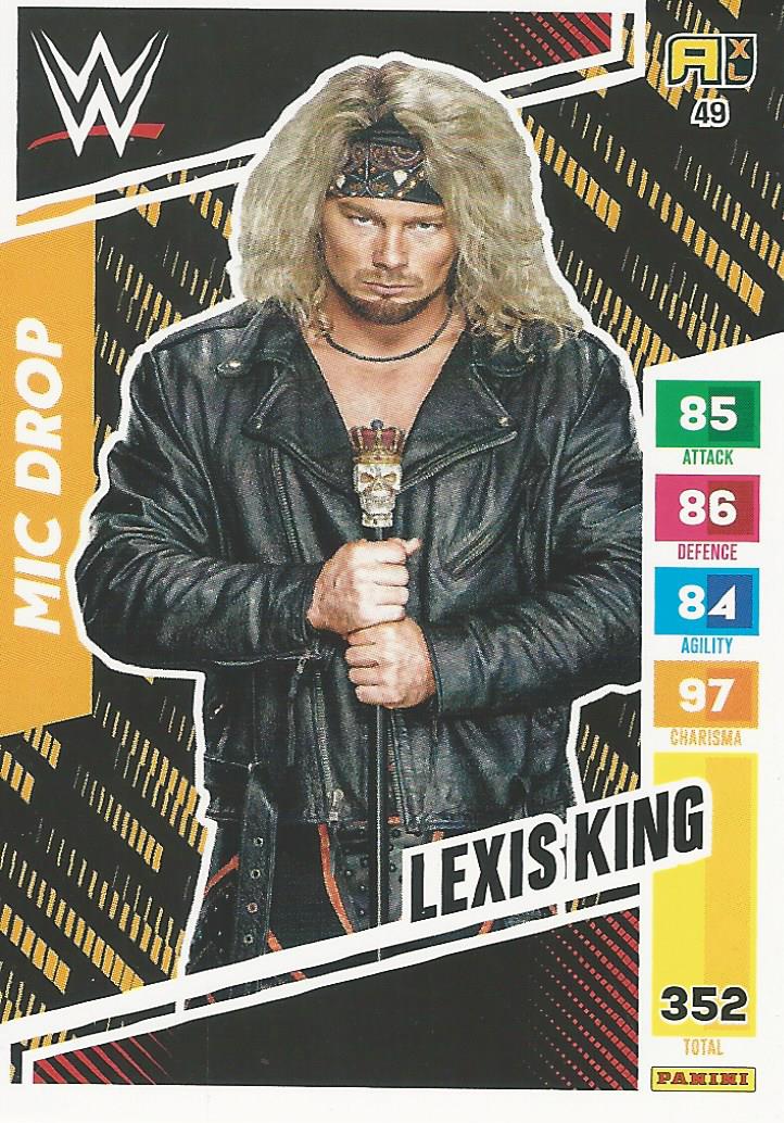 WWE Panini XL Adrenalyn 2024 Trading Cards Lexis King No.49 Rookie