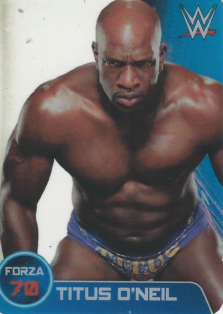 WWE Edibas Lamincards 2014 Titus O'Neil No.49