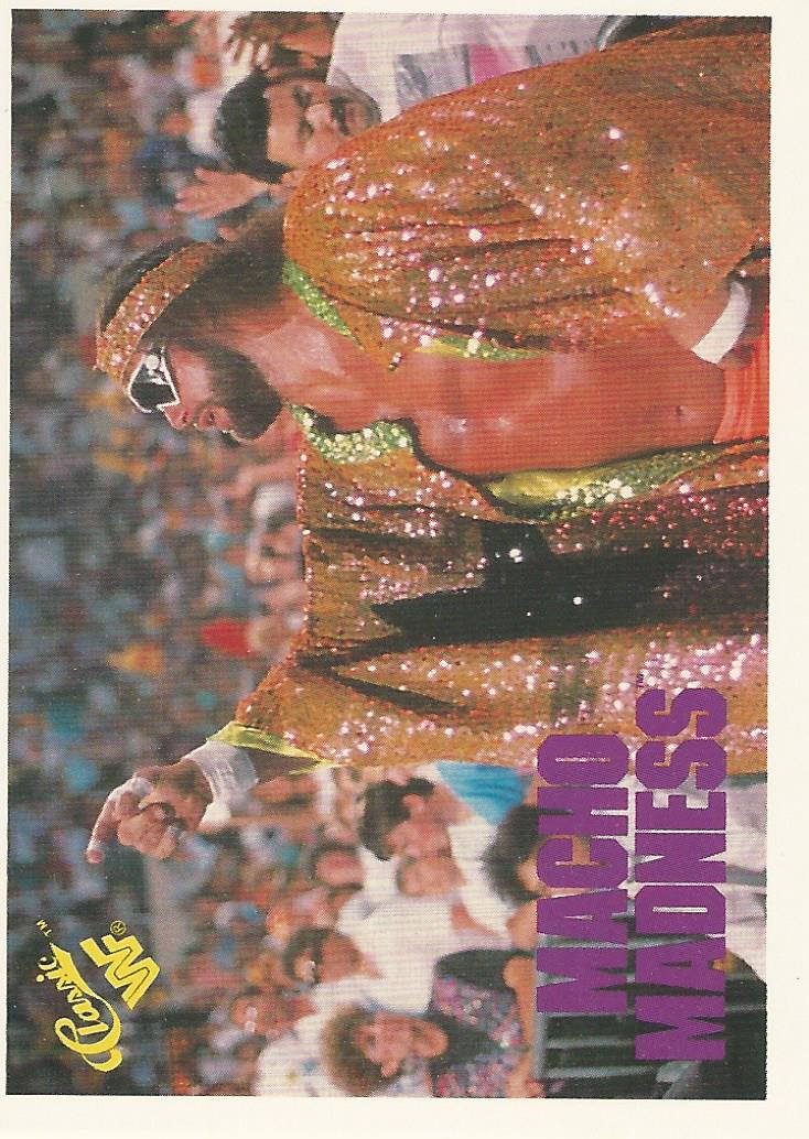 WWF Classic Trading Cards 1990 Macho Man Randy Savage No.4
