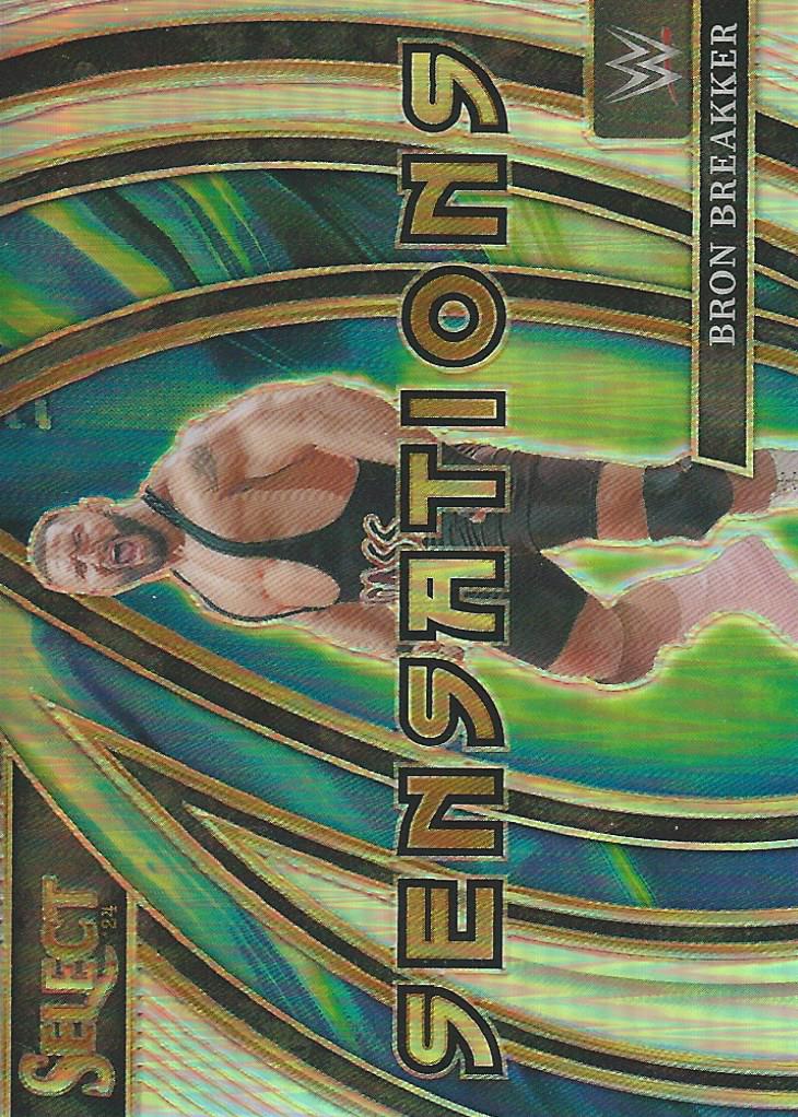 WWE Panini Select 2024 Trading Cards Sensations Bron Breakker No.4