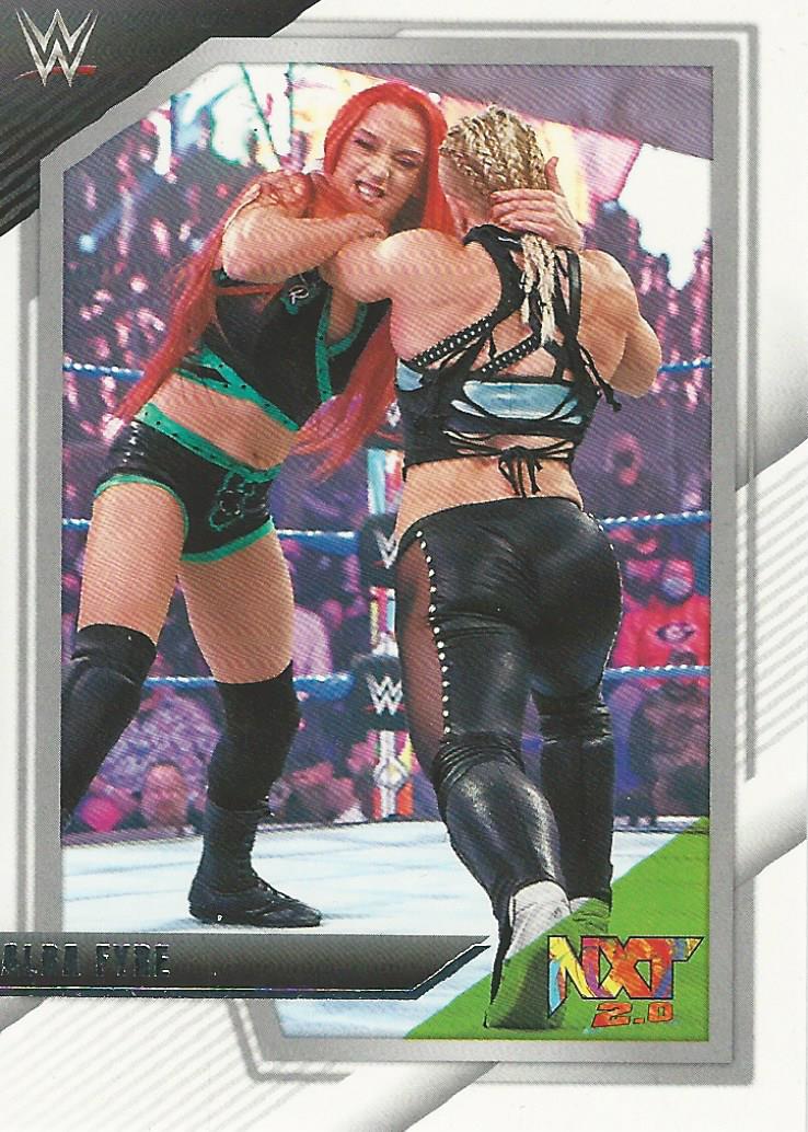 WWE Panini NXT 2022 Trading Cards Alba Fyre No.4