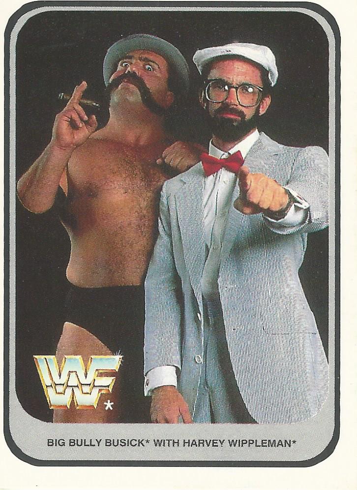 WWF Merlin 1991 Trading Cards Big Bully Busick No.4