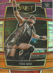 WWE Panini Select 2022 Trading Cards Orange/Purple/Silver Prizm The Miz No.10