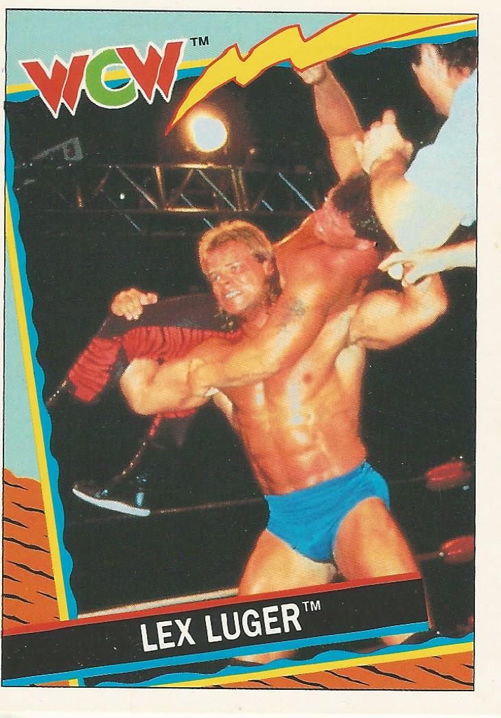 WCW Topps 1992 Trading Cards Lex Luger No.50