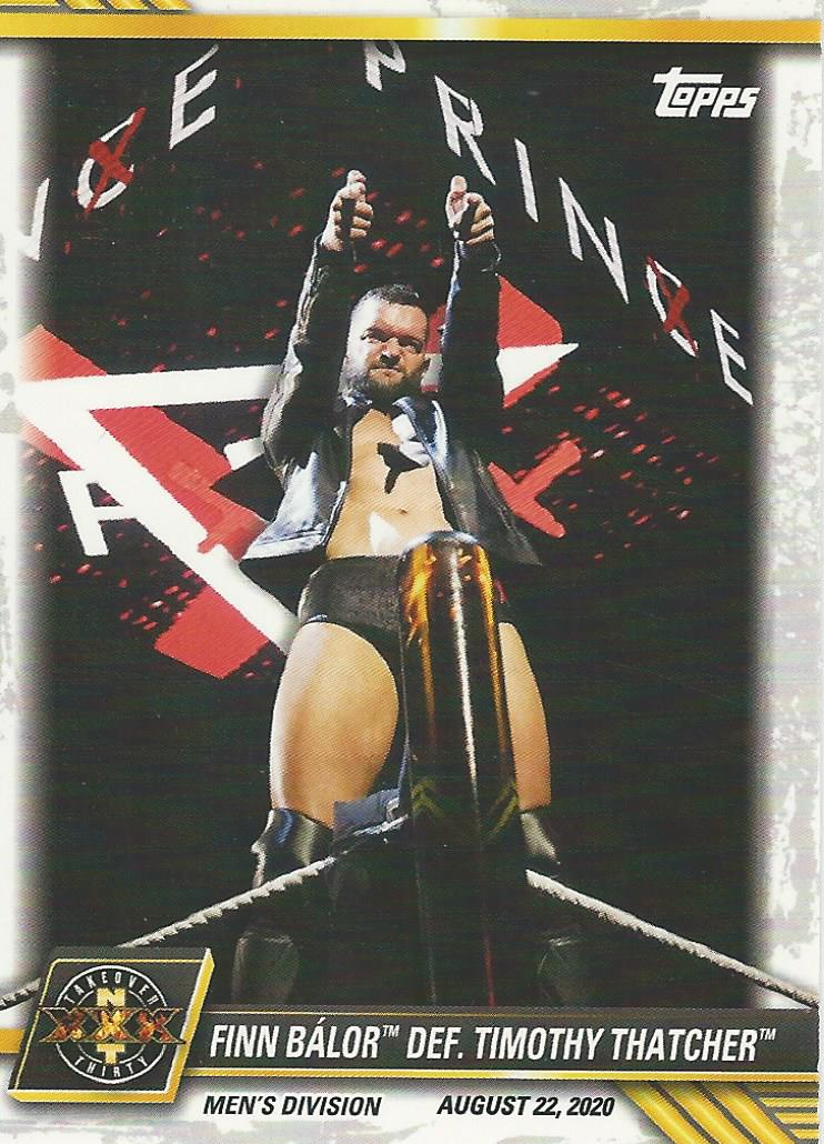 WWE Topps NXT 2021 Trading Cards Finn Balor No.60