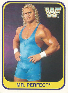 WWF Merlin 1991 Trading Cards Mr Perfect No.50